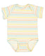 Rabbit Skins 4424 - Infant Fine Jersey Bodysuit - Sunkissed Stripe