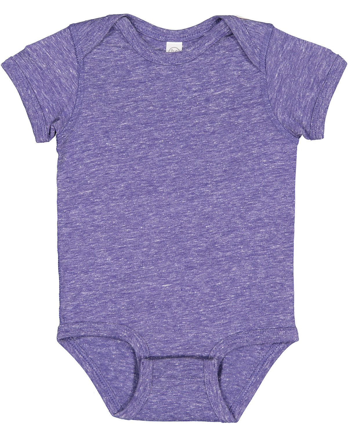 Infant Harborside Melange Bodysuit - Purple Melange