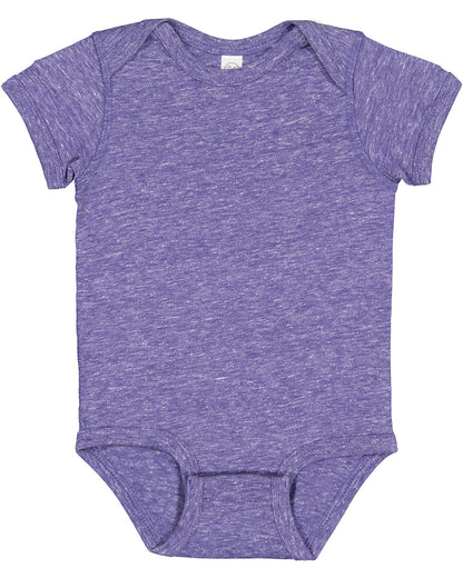 Infant Harborside Melange Bodysuit - Purple Melange