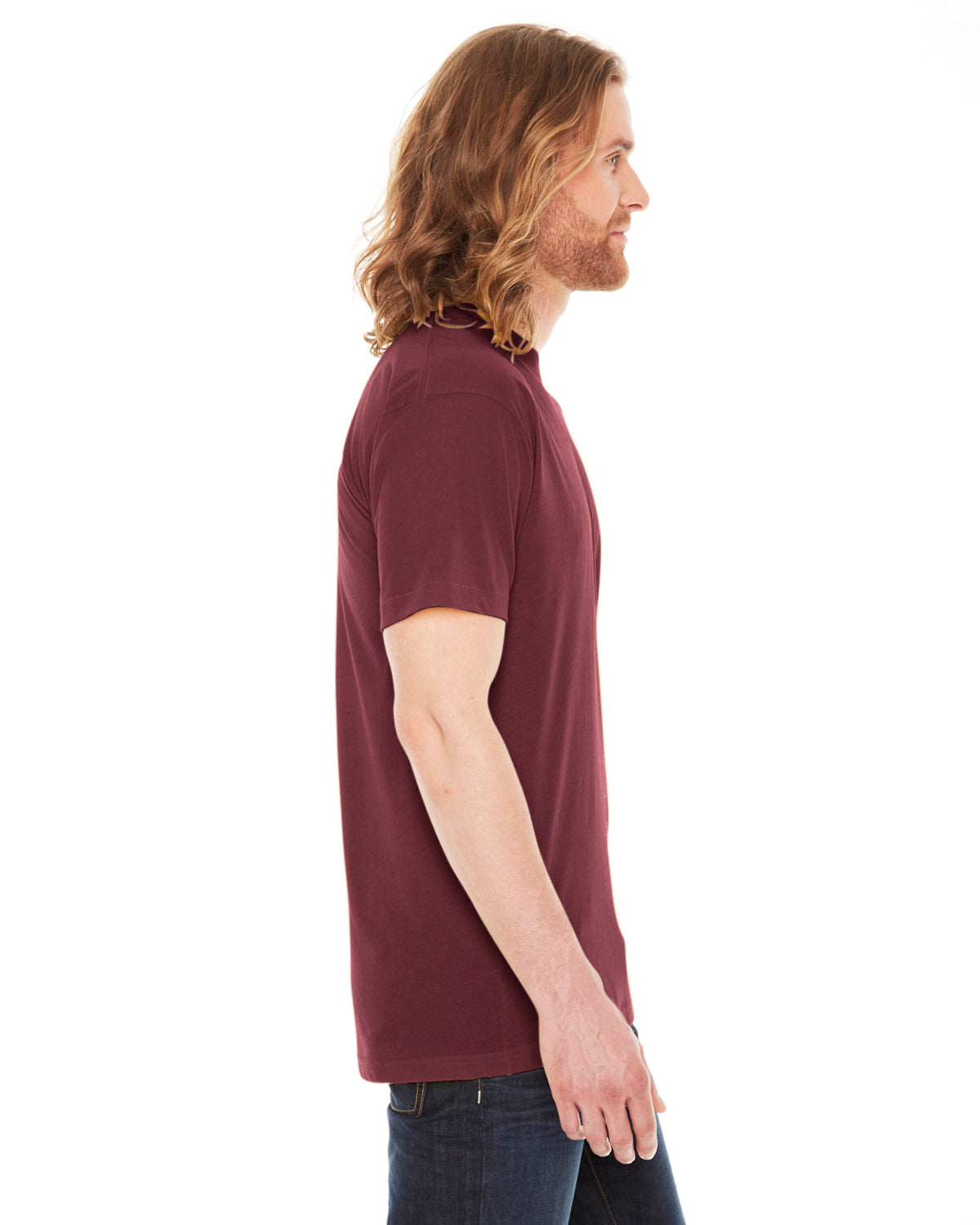 Unisex Poly-Cotton Short-Sleeve Crewneck - Truffle