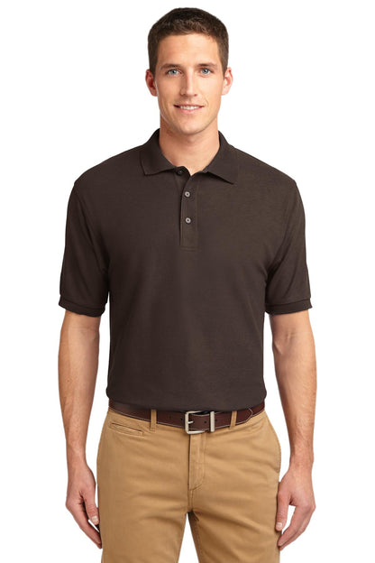 Unisex Silk Touch Polo - Coffee Bean