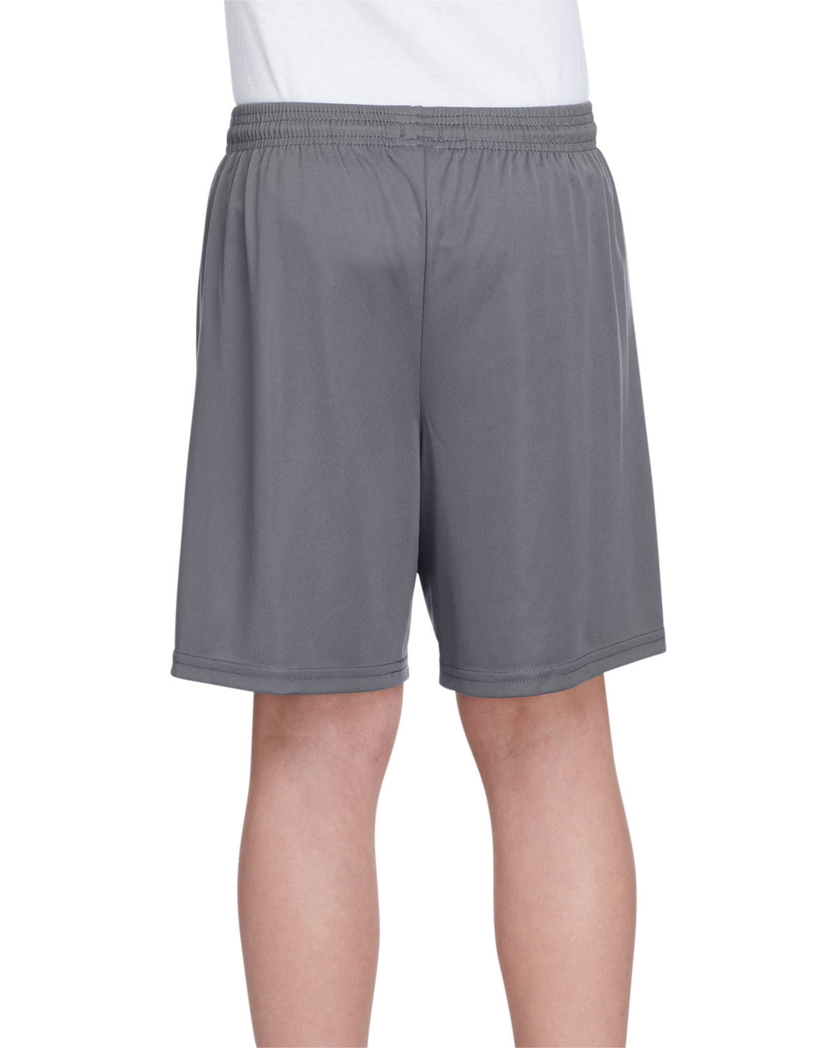 Youth Cooling Performance Polyester Short - Graphite