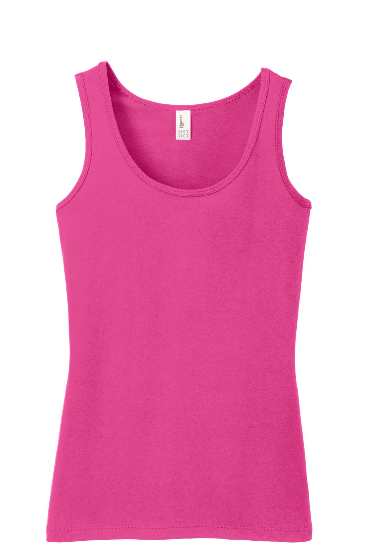 Women's Junior The Concert Tank - Dark Fuchsia