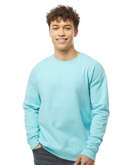 Unisex Fleece Crew - Purist Blue