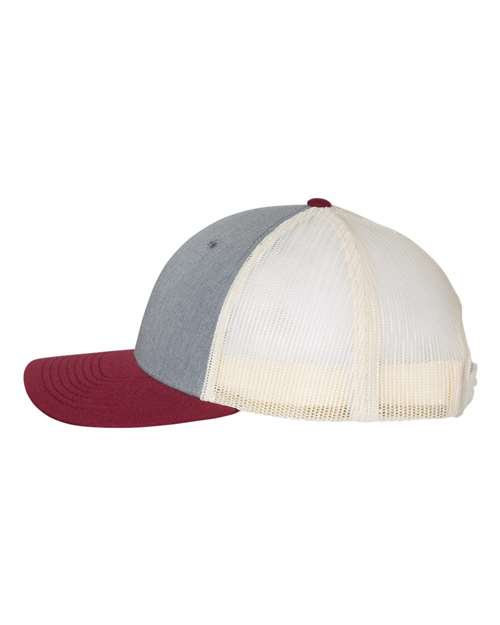 Richardson 115 Heather Grey/ Birch/ Cardinal — direct side