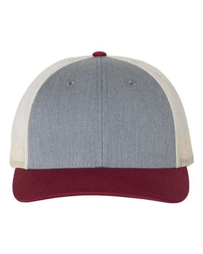 Richardson 115 Heather Grey/ Birch/ Cardinal — front