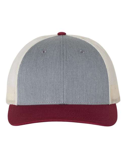 Richardson 115 Heather Grey/ Birch/ Cardinal — front