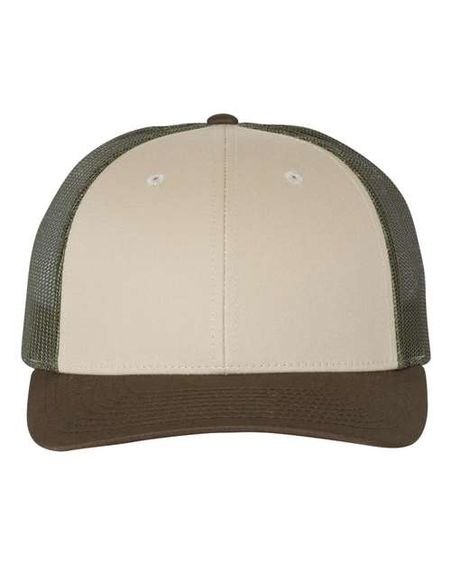 Richardson 115 Tan/ Loden/ Brown — front