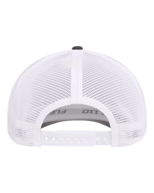 Flexfit 110M Charcoal/ White — back