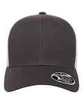 Flexfit 110M Charcoal/ White — front