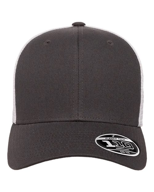 Flexfit 110M Charcoal/ White — front