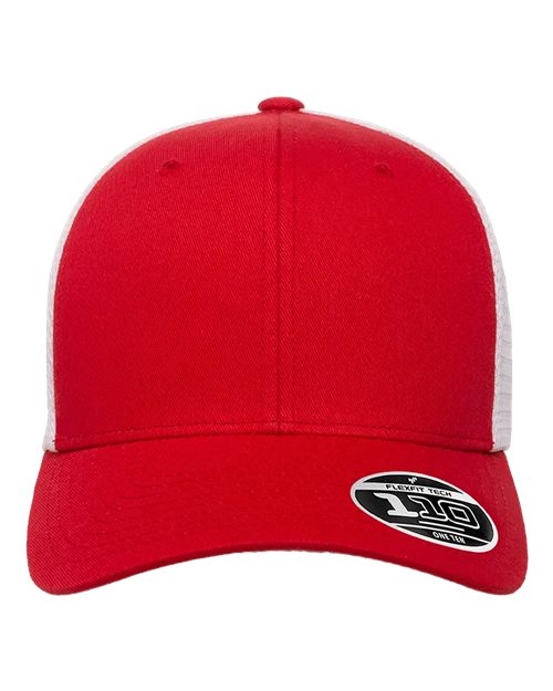 Flexfit 110M Red/ White — front