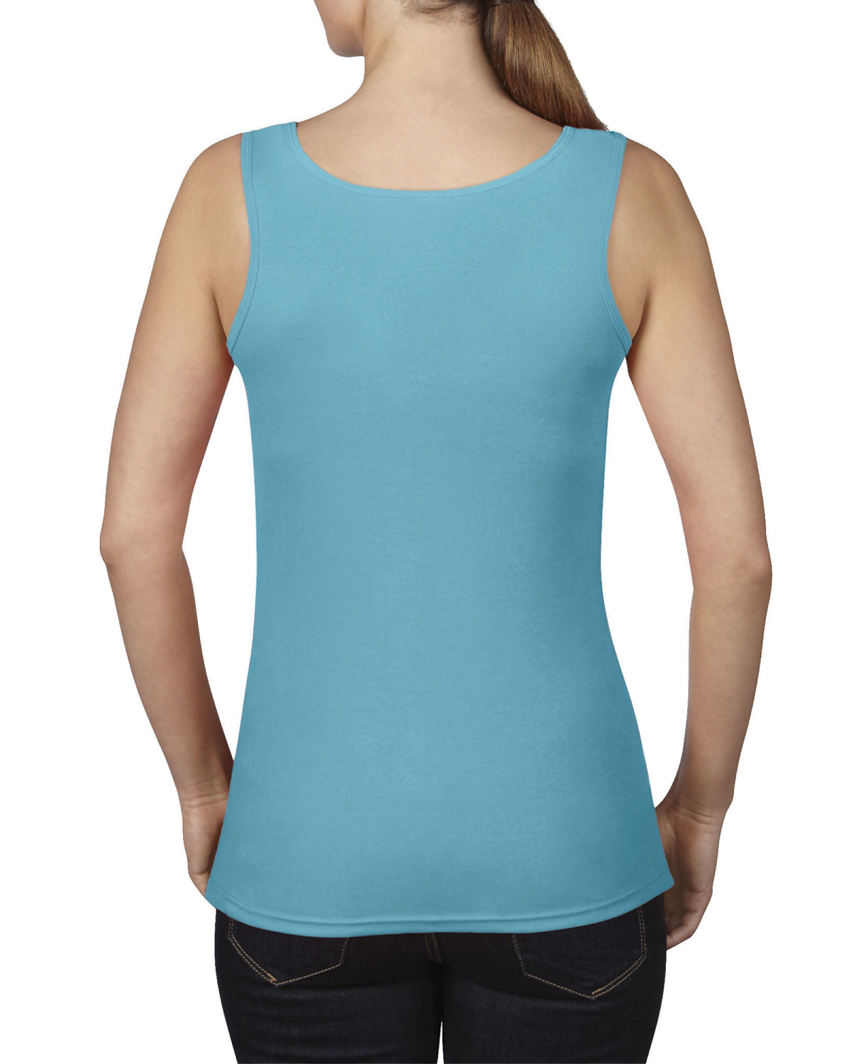 Women's Midweight Tank - Lagoon Blue