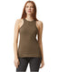 American Apparel 101CVC - Women's CVC Racerneck Tank - Heather Army