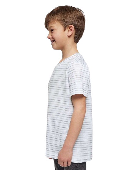 Youth Fine Jersey T-Shirt - Shadow Stripe