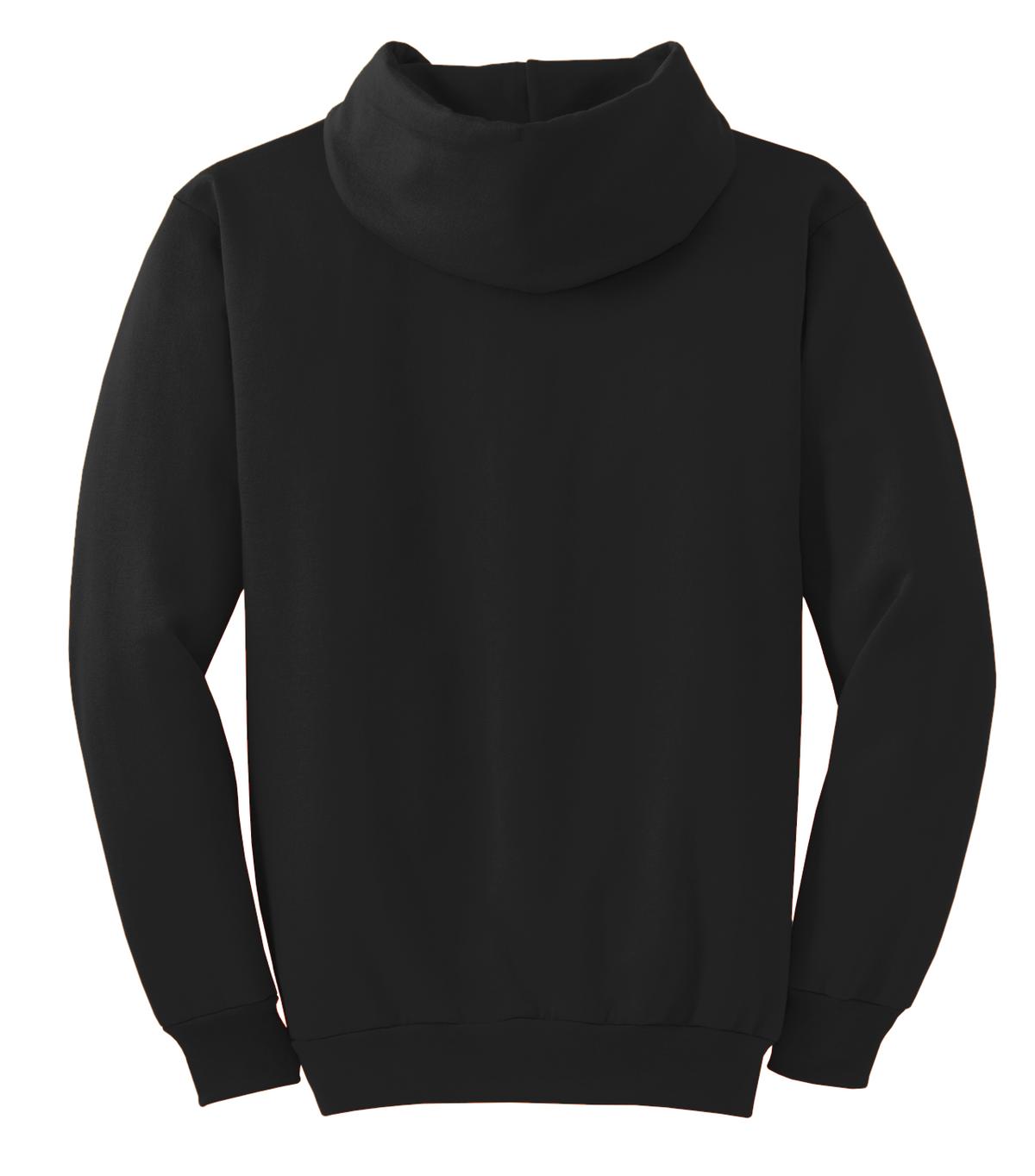 Unisex Essential Fleece Pullover Hoodie - Jet Black