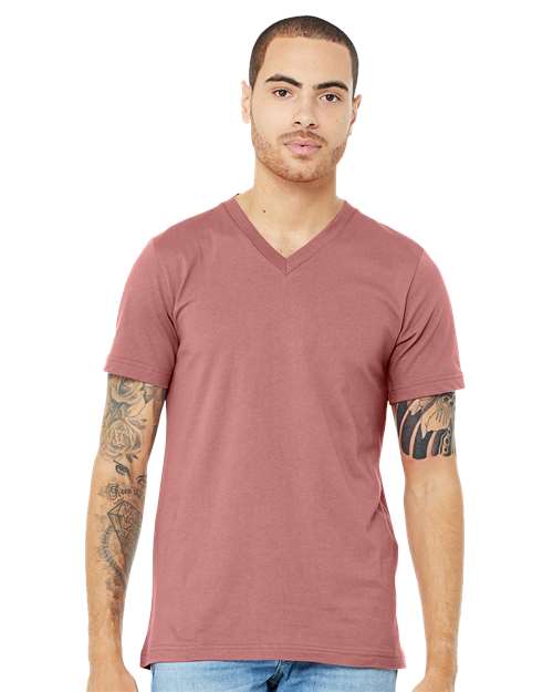 BELLA + CANVAS 3005 Mauve — on model front