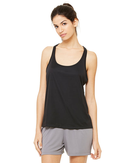 Women's Performance Racerback Tank - Black