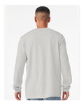 BELLA + CANVAS 3501 Silver — on model back