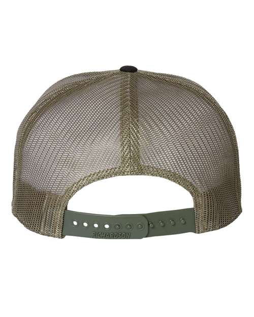 Richardson 168 Black/ Camo/ Loden — back