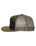 Richardson 168 Black/ Camo/ Loden — direct side
