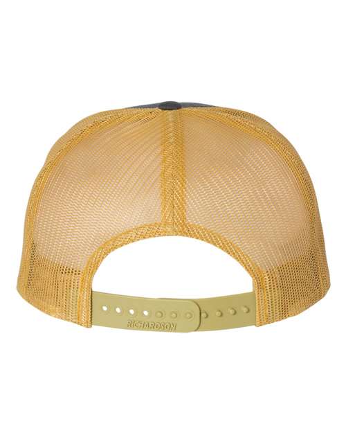 Richardson 168 Charcoal/ Old Gold — back
