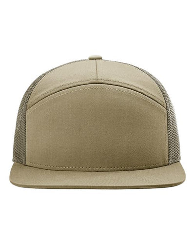 Richardson 168 Pale Khaki/ Loden Green — front