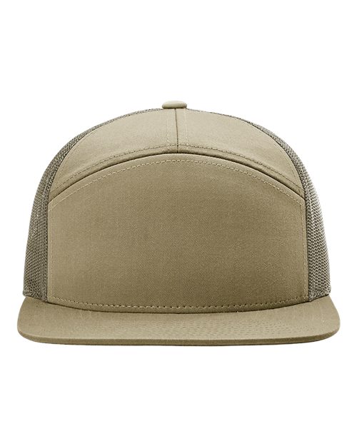Richardson 168 Pale Khaki/ Loden Green — front