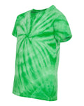 Youth Cyclone Vat-Dyed Pinwheel Short Sleeve T-Shirt - Kelly