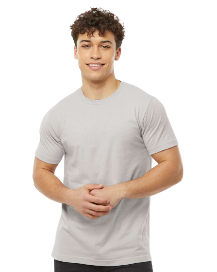 Unisex Fine Jersey Tee - Silver