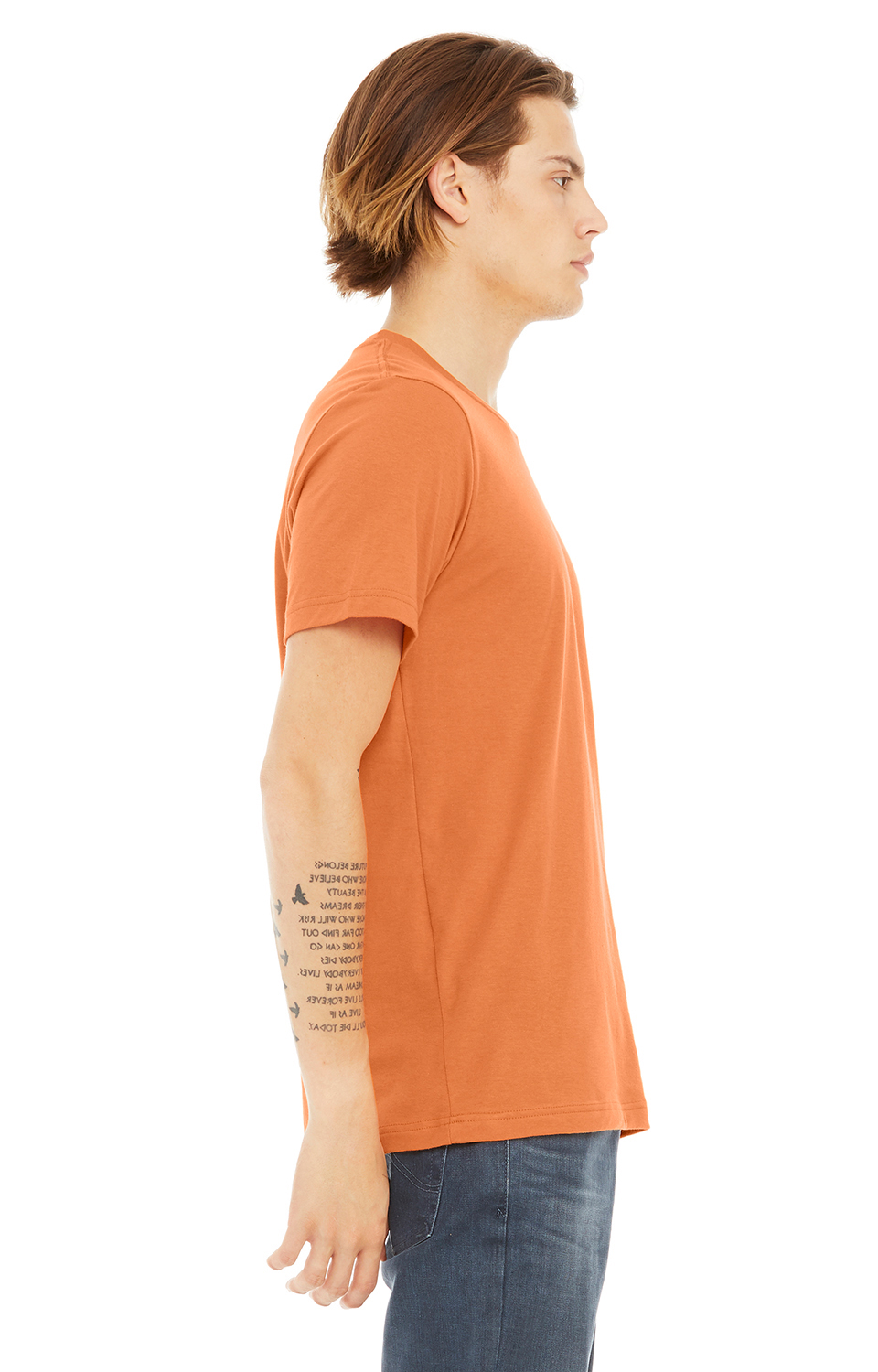 Unisex Jersey T-Shirt - Burnt Orange