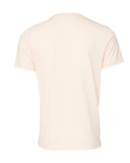 BELLA + CANVAS 3413 Solid Natural Triblend — back