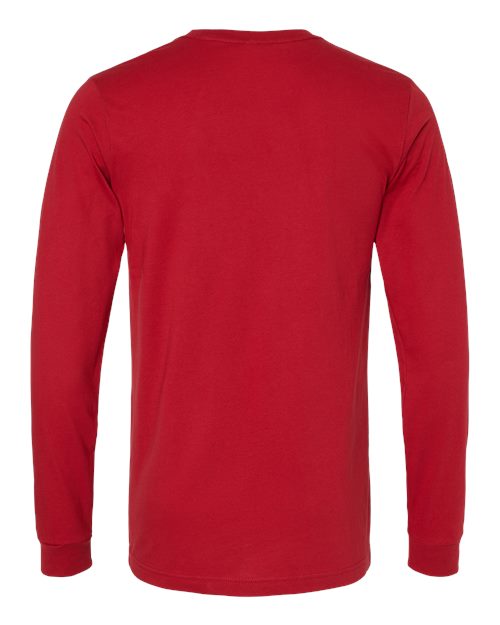 BELLA + CANVAS 3501 Canvas Red — back