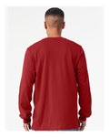 BELLA + CANVAS 3501 Canvas Red — on model back