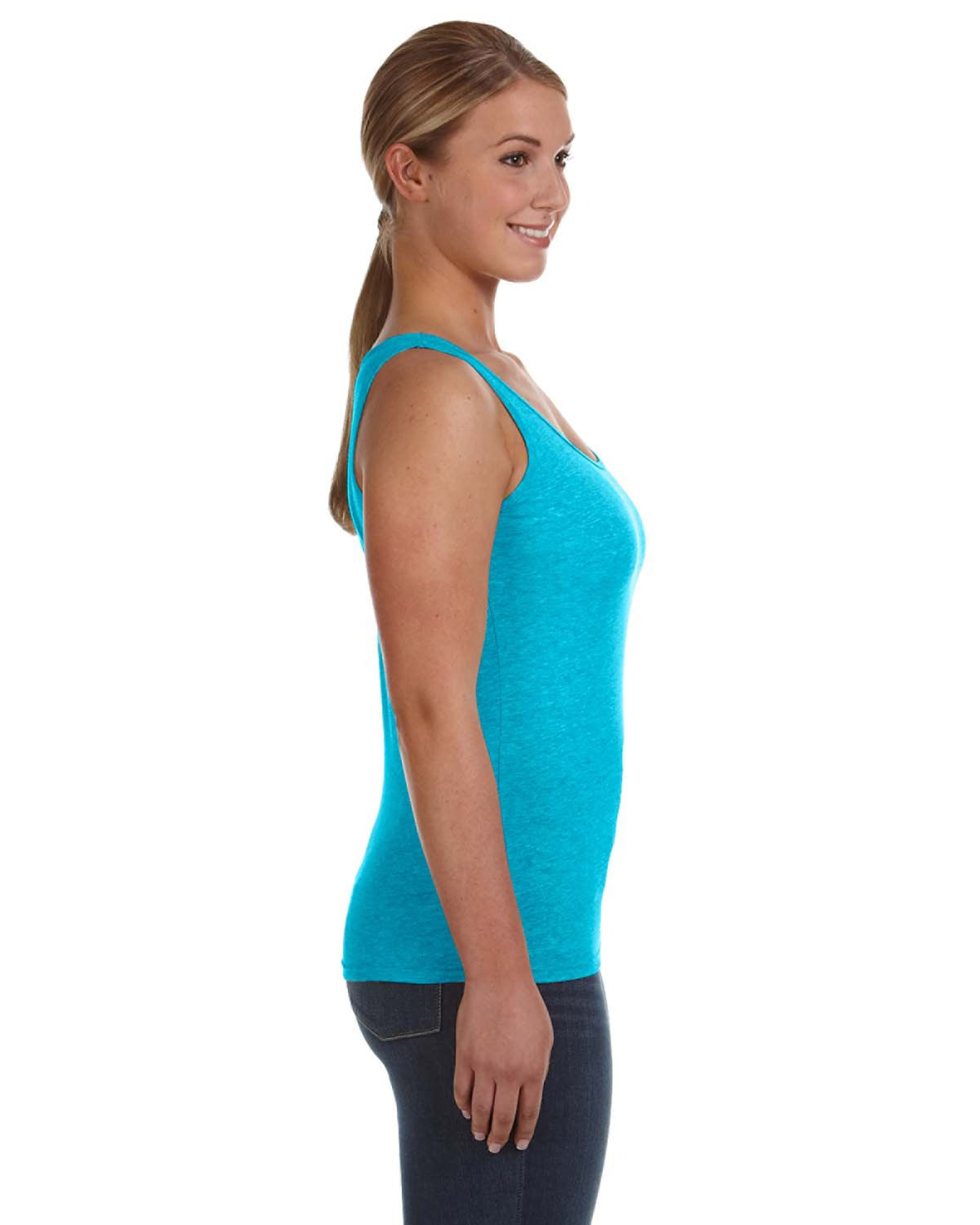 Women's Lightweight Tank - Caribbean Blue