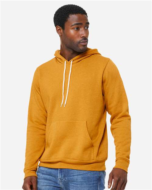 BELLA + CANVAS 3719 Heather Mustard — on model side