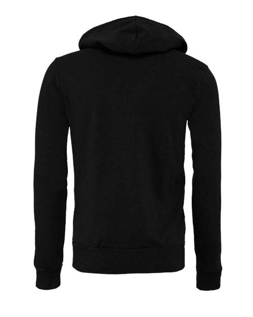 BELLA + CANVAS 3739 Black Heather — back