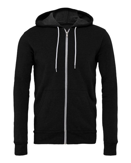 BELLA + CANVAS 3739 Black Heather — front