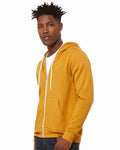 BELLA + CANVAS 3739 Heather Mustard — on model side