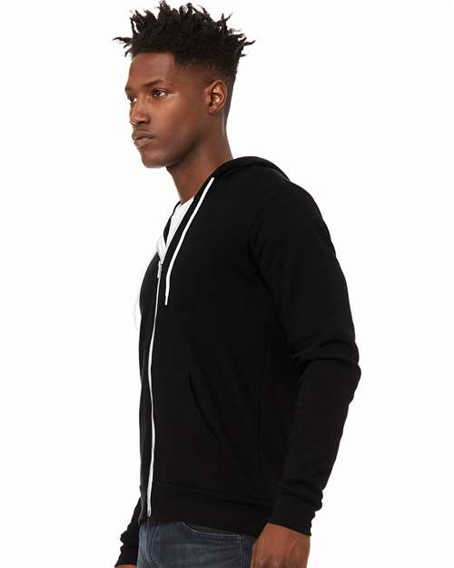 BELLA + CANVAS 3739 DTG Black — on model side