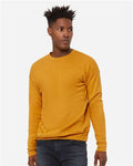 BELLA + CANVAS 3945 Heather Mustard — on model front