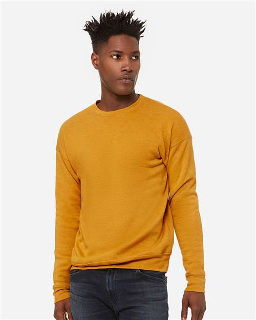 BELLA + CANVAS 3945 Heather Mustard — on model front