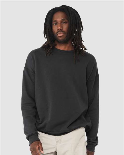 BELLA + CANVAS 3945 Dark Grey — on model front