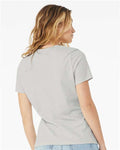 BELLA + CANVAS 6400 Silver — on model back