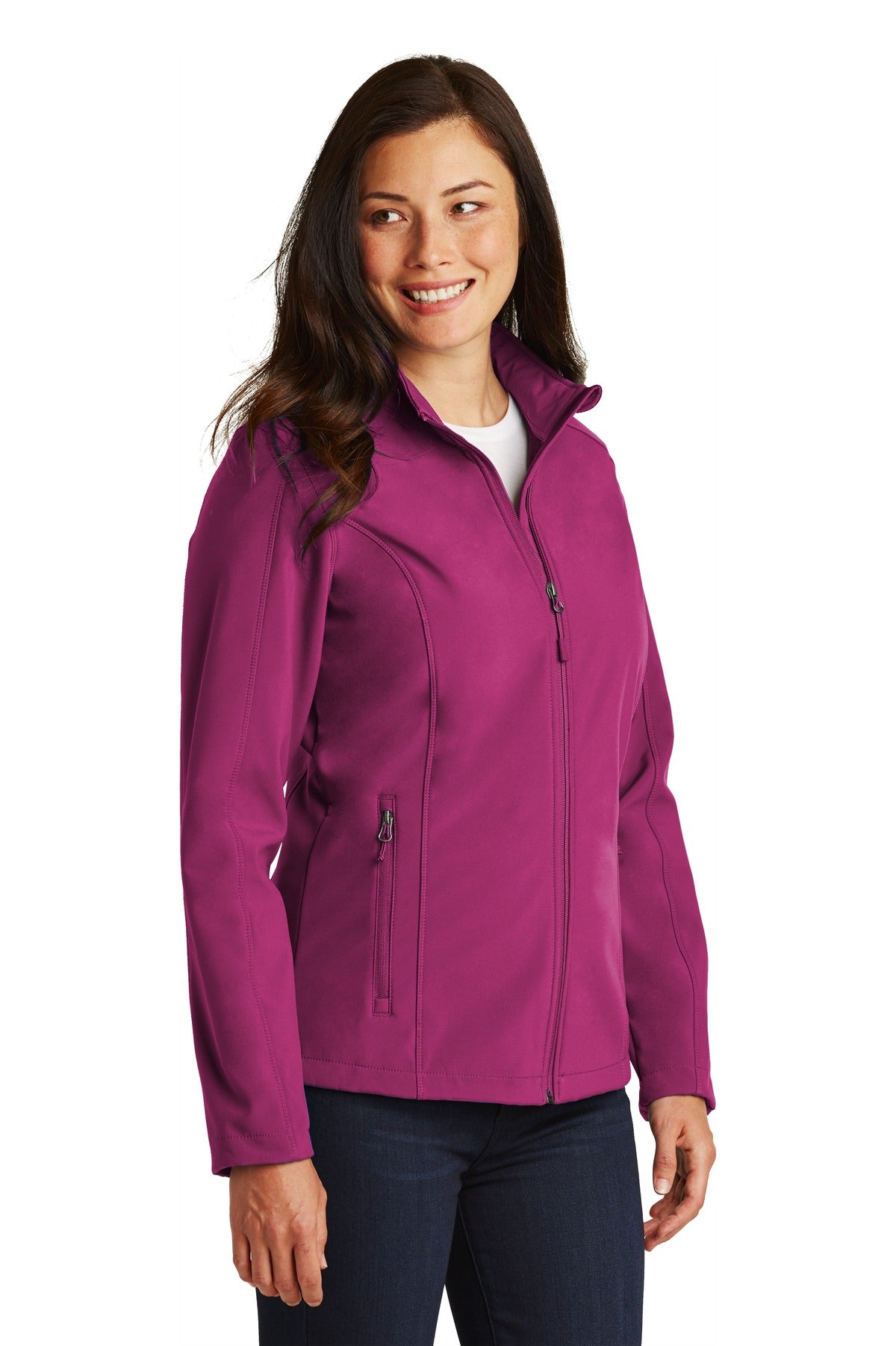 Women's Core Soft Shell Jacket - Very Berry