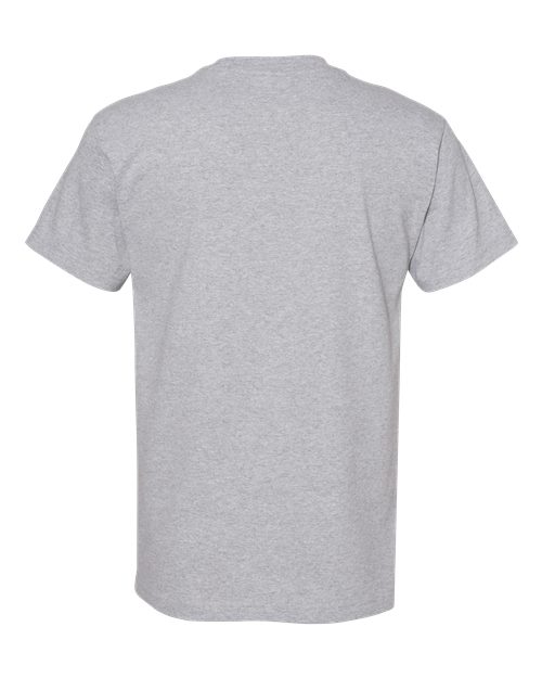 American Apparel 1301 Heather Grey — back