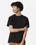 American Apparel 1301 Black — on model front