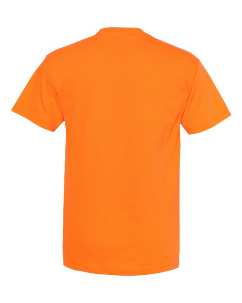 American Apparel 1301 Orange — back