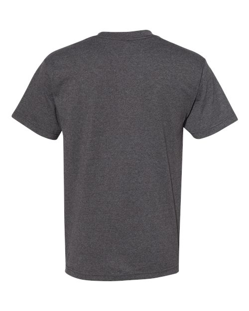 American Apparel 1301 Heather Charcoal — back