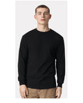 American Apparel 1304 Black — on model front